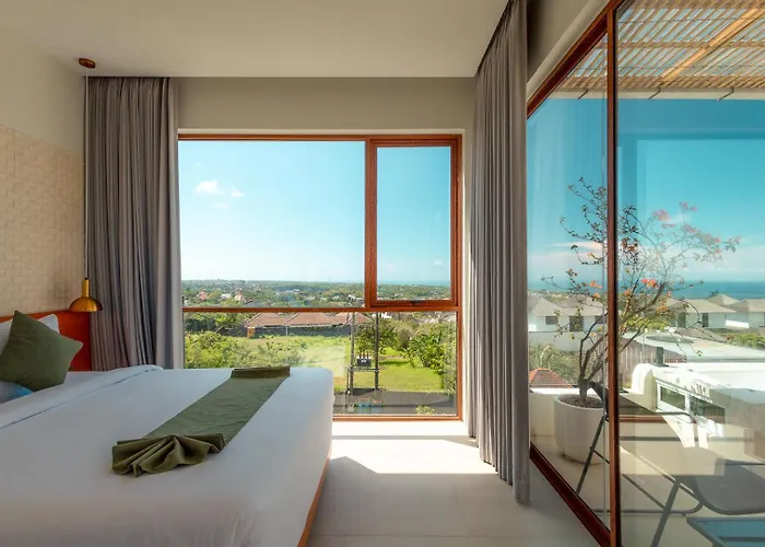 Stylish Ungasan With Pool & Ocean View Jacuzzi Uluwatu